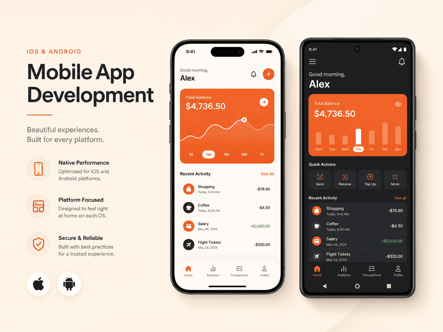 Mobile App Development (iOS & Android) HedyDigital