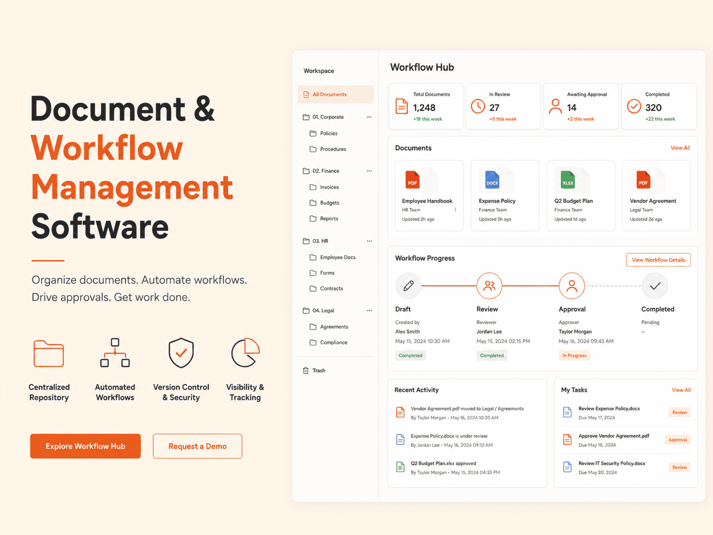 Document & Workflow Management Software HedyDigital