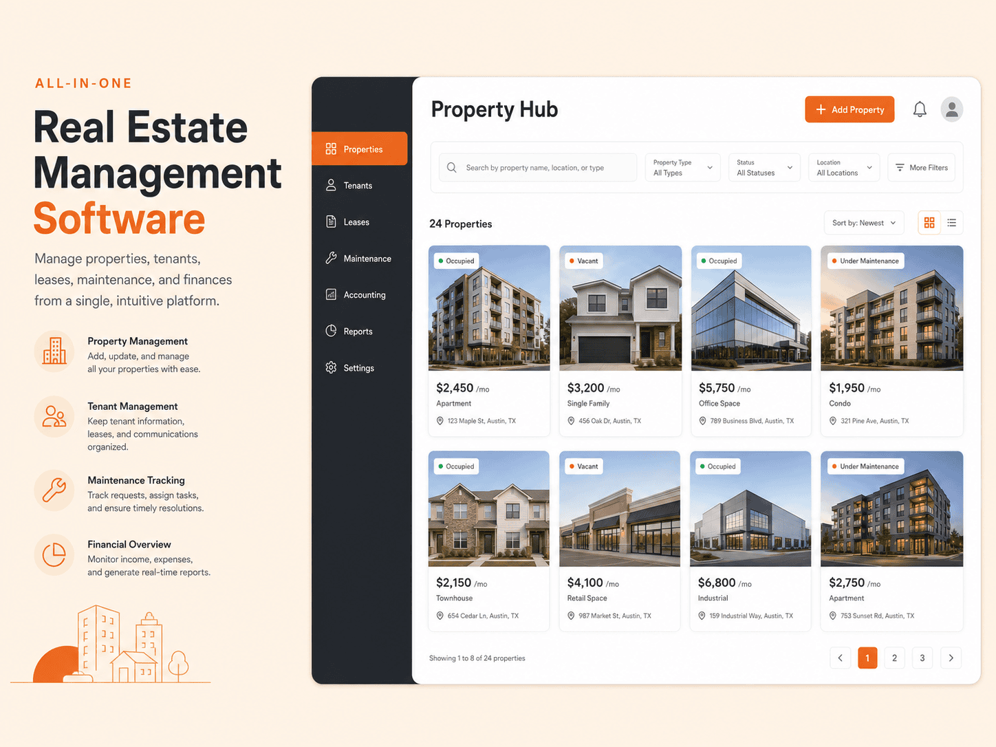 Real Estate Management Software HedyDigital