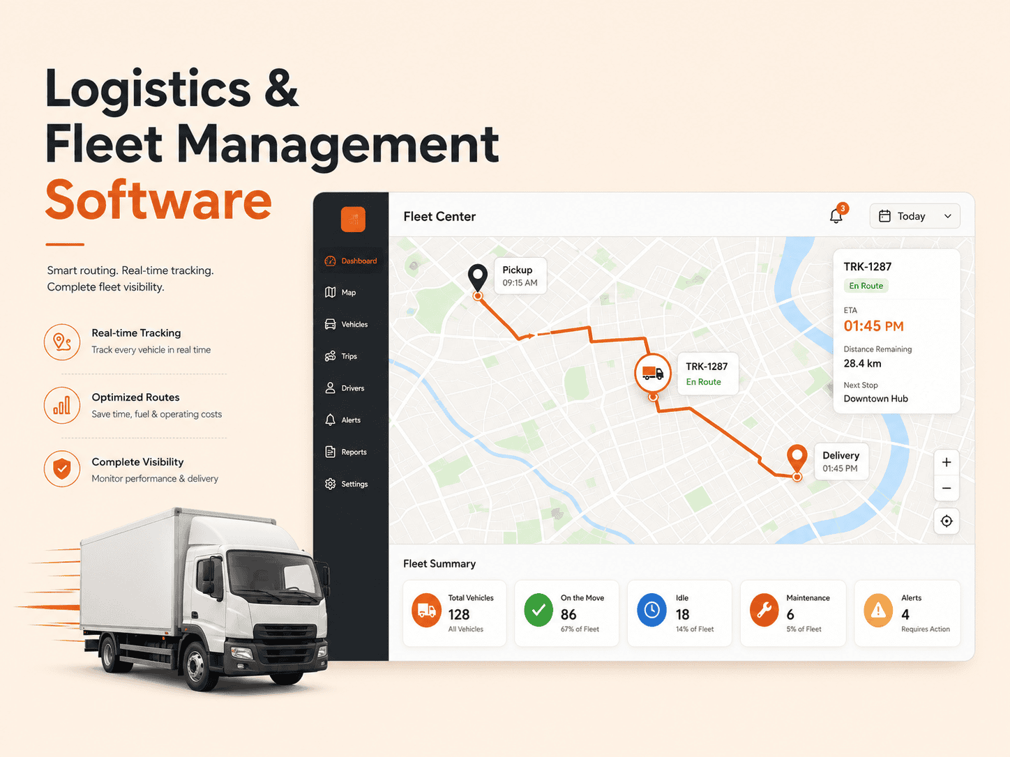 Logistics & Fleet Management Software HedyDigital